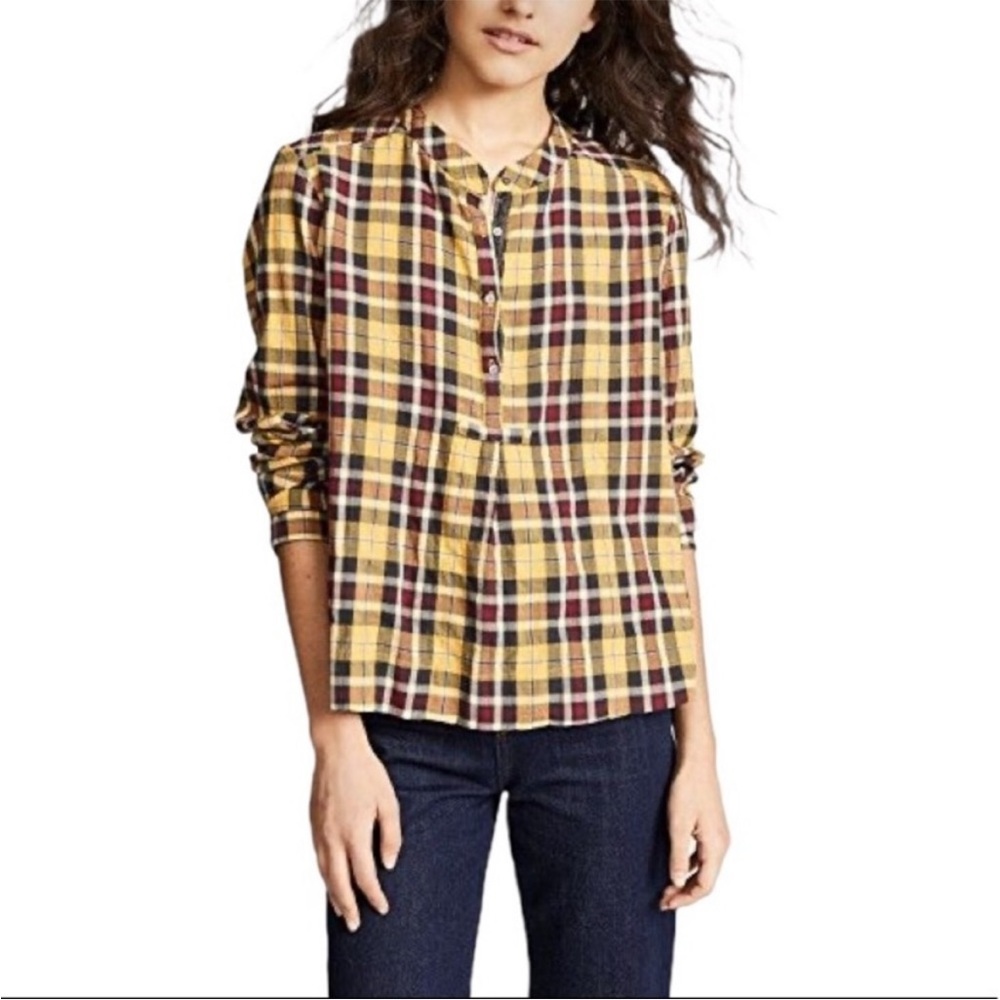 Xirena Plaid Long Sleeve Shirt